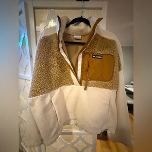 Columbia Boundless Discovery Sherpa Half Zip II sweater in in XL